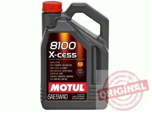 MOTUL 8100 X-CESS 5W-40 - 4L 