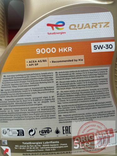 TOTAL QUARTZ 9000 HKR 5W-30 - 5L