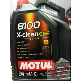 MOTUL 8100 X-CLEAN EFE 5W30 - 5L