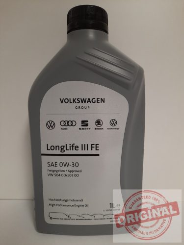 VOLKSWAGEN ORIGINAL LONGLIFE III 0W-30 - 1L