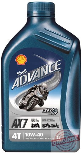 SHELL ADVANCE 4T AX7 10W-40 - 1L