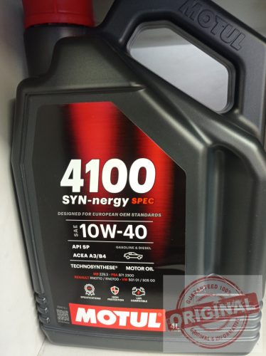 MOTUL 4100 SYN-nergy SPEC 10W-40 - 4L