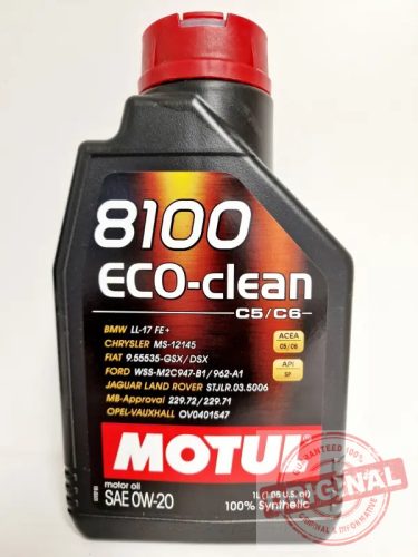 MOTUL 8100 ECO-CLEAN 0W-20 - 1L