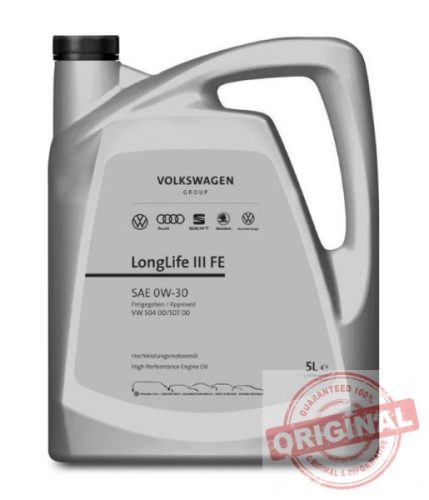 VOLKSWAGEN ORIGINAL LONGLIFE III 0W-30 - 5L