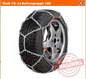 THULE/KÖNIG CB-12 hólánc - 70