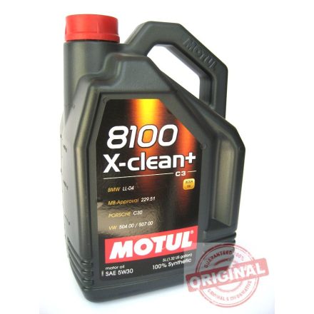 MOTUL 8100 X-CLEAN+ 5W-30 - 5L