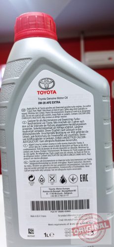 TOYOTA ADVANCED FUEL ECONOMY EXTRA  0W-20 - 1L